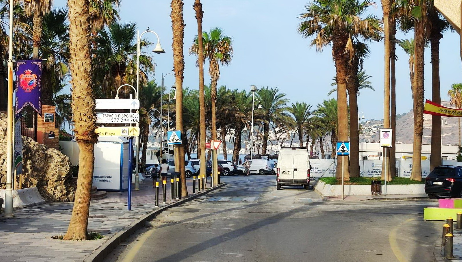 Se retoman las obras de renovacin de infraestructura en Paseo de San Cristbal de Almucar 